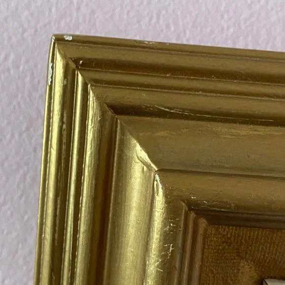 Lighthouse Beach Oil Painting MCM Oil on Canvas 1960s Retro Seagulls N Siebel - Picture 10 of 15